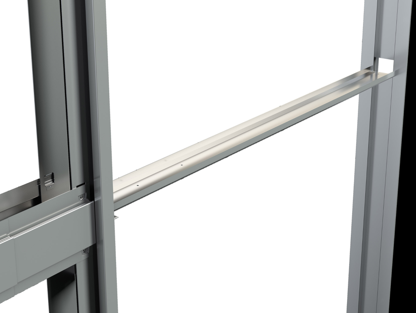 ONE (German measures) Sliding pocket door with wooden doorposts, plasterboard | PROMANI
