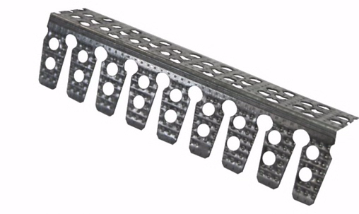 Cornière d'angle pour constructions courbes en acier galvanisé 30x30mm