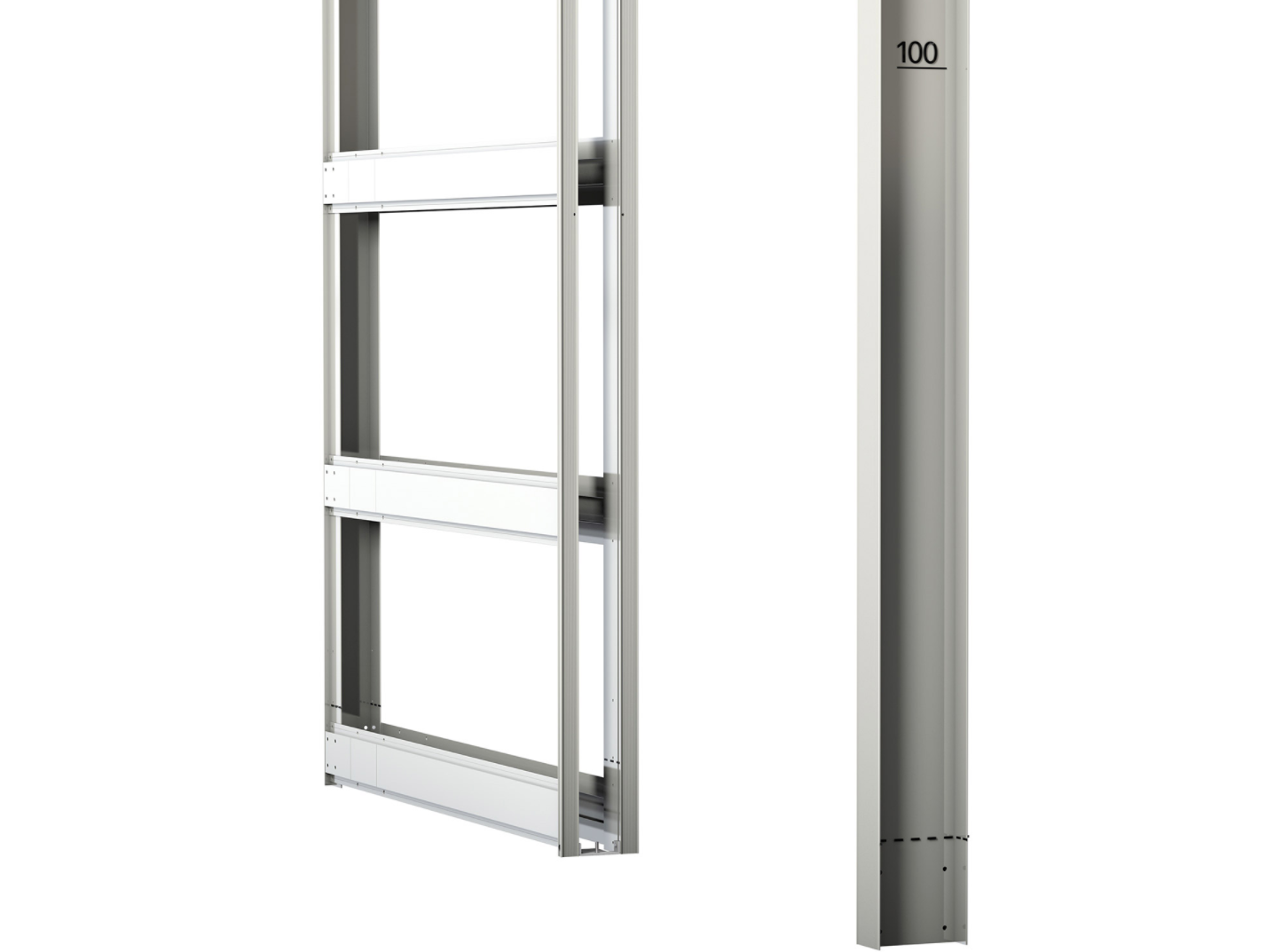 FINE (Italian measures) Sliding pocket door without wooden doorposts for plasterboard | PROMANI