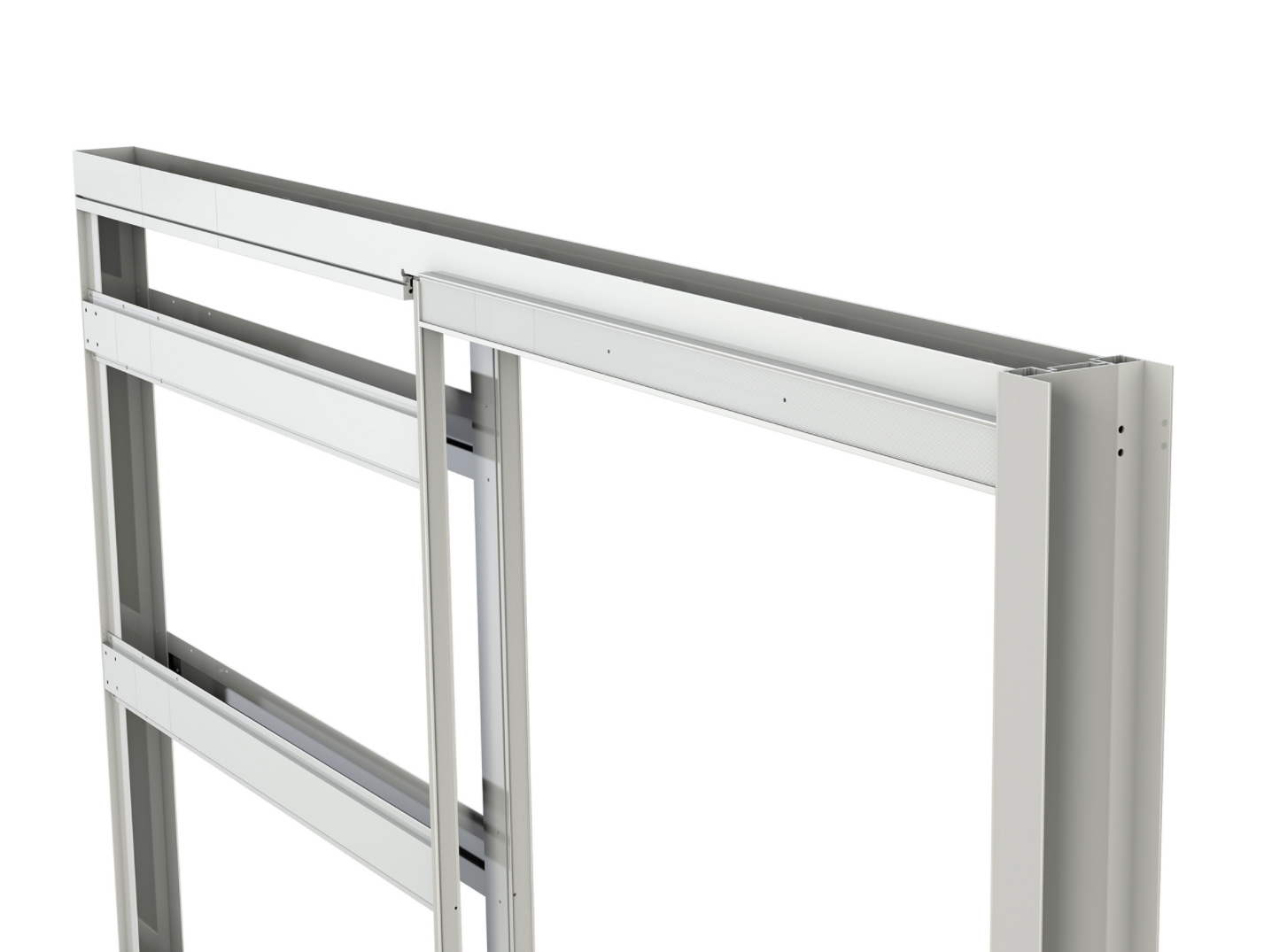 FINE (Italian measures) Sliding pocket door without wooden doorposts for plasterboard | PROMANI