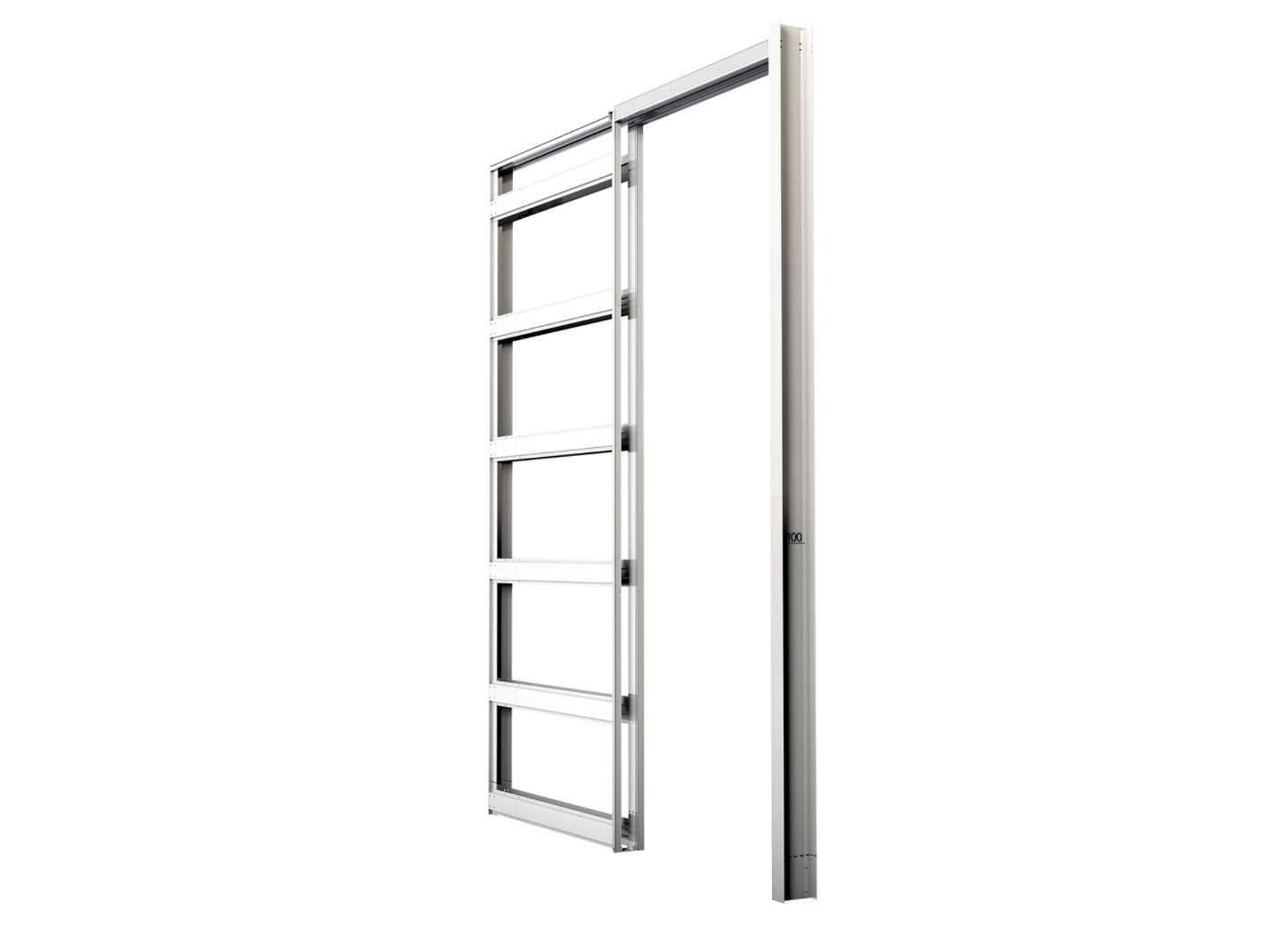 FINE (Italian measures) Sliding pocket door without wooden doorposts for plasterboard | PROMANI