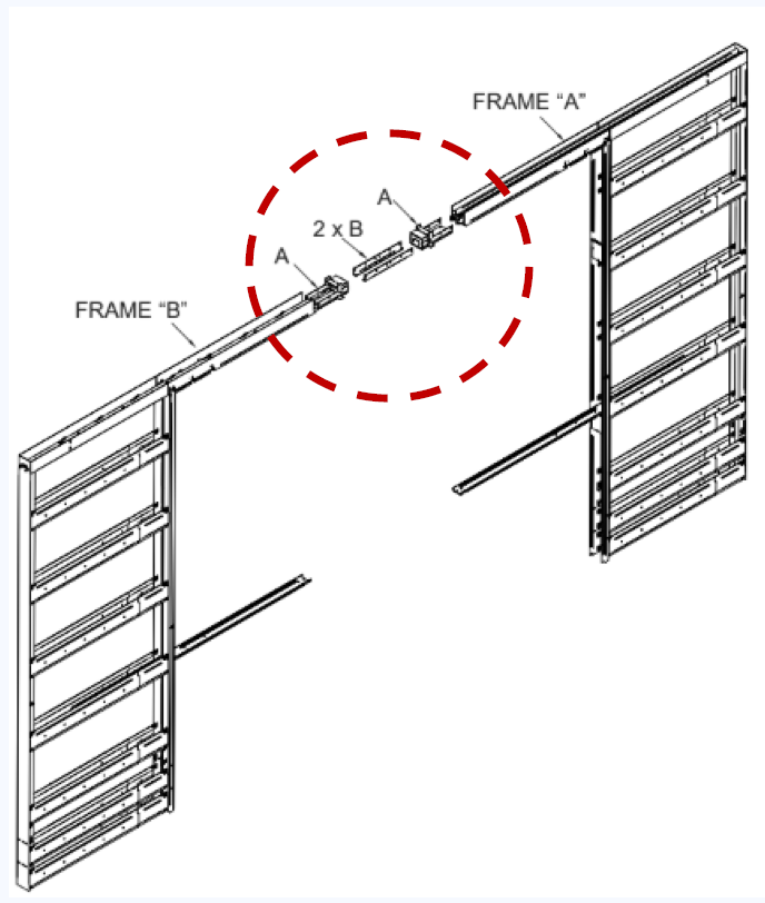 TWIN ONE - Accessory for a double door | PROMANI