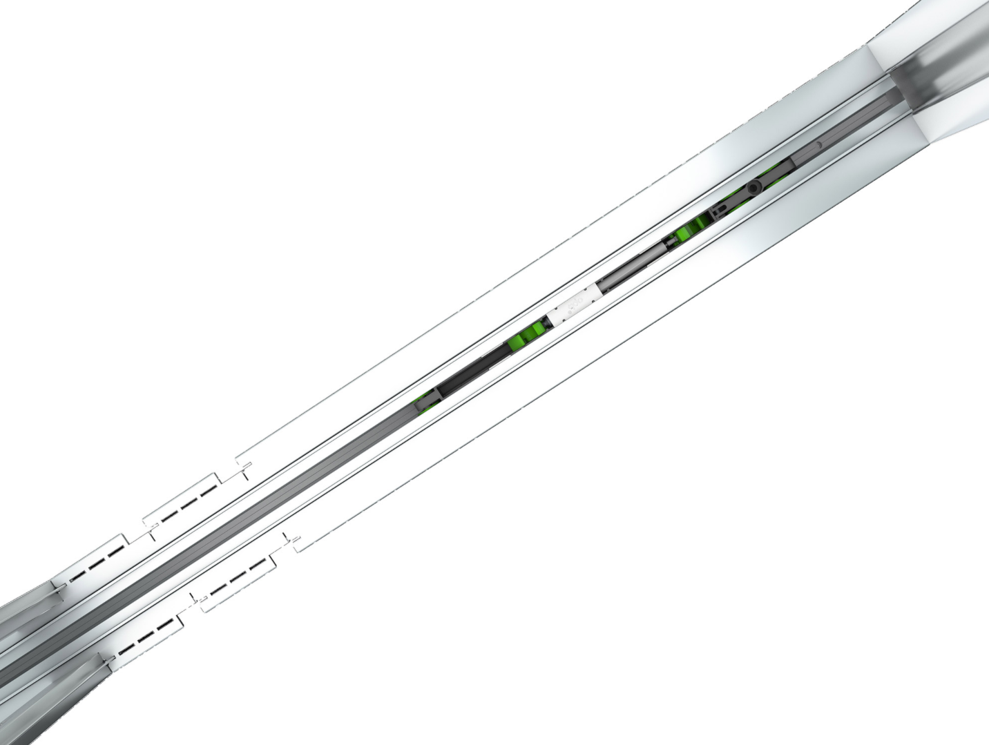 ONE (Italian measures) Sliding pocket door with wooden doorposts, plasterboard | PROMANI